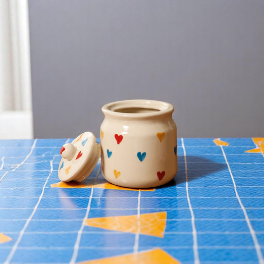 Cute Ceramic Jar 750ml – The Perfect Blend of Charm & Functionality