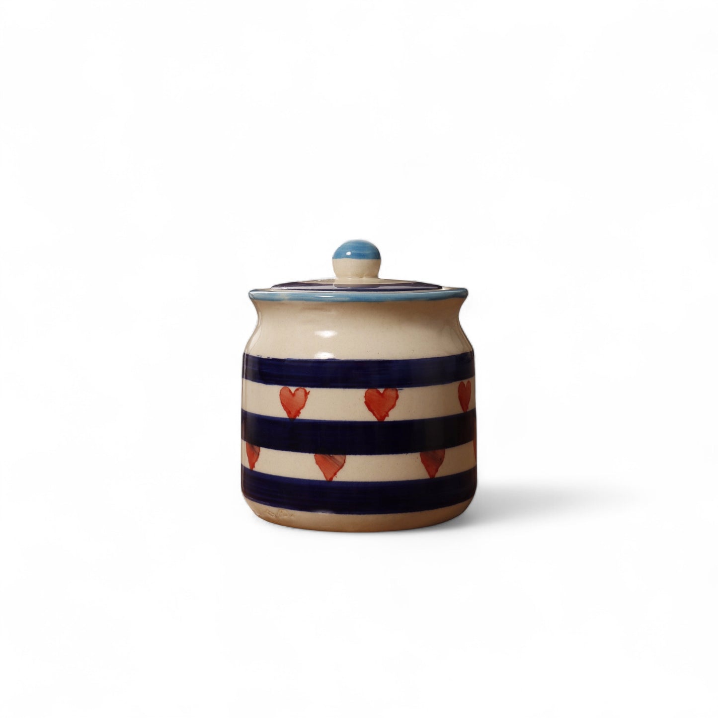 Cute Pottery Jar for Coffee, Tea & Sugar – 750ml of Style and Function