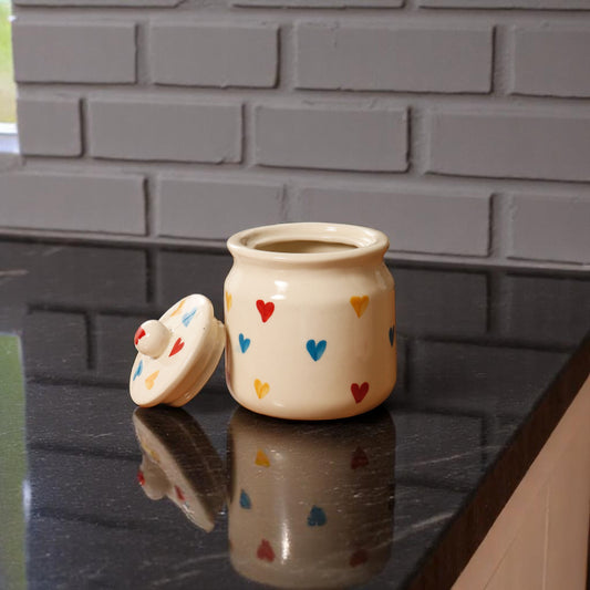 Cute Ceramic Jar 750ml – The Perfect Blend of Charm & Functionality