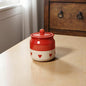 Red Heart Print Pottery Jar – 750ml | A Touch of Charm & Functionality